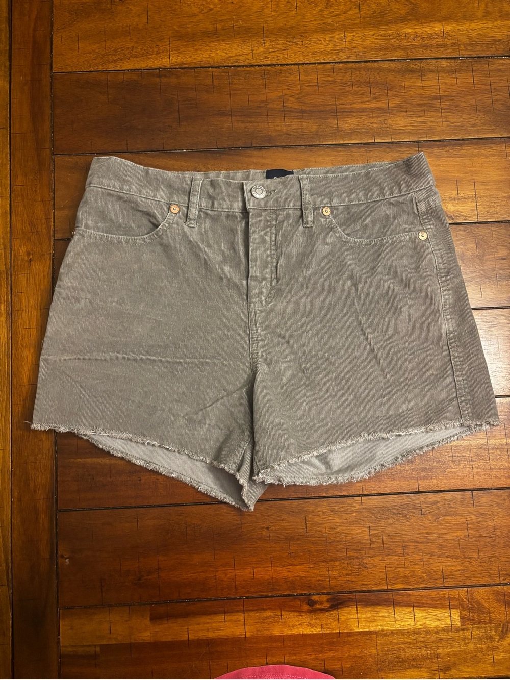 GAP Women's Green Frayed Hem Jean Shorts